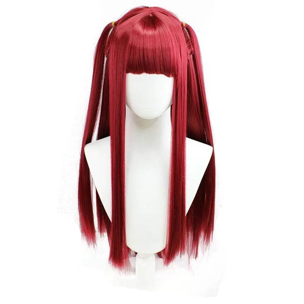 My Dress-Up Darling Cosplay Costume Marin Kitagawa Anime Wig Long Red Wig for Party - zzcosplay