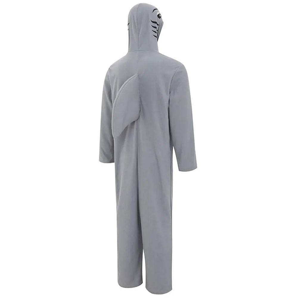 Ocean Great White Shark Animal Adult Jumpsuit Cosplay Costume Carnival - zzcosplay