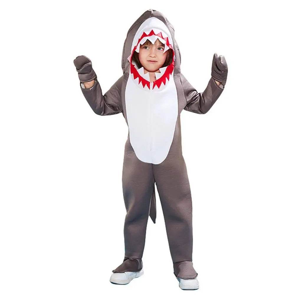 Sea Life Shark Child Jumpsuit Costume Party kids Cosplay Halloween - zzcosplay