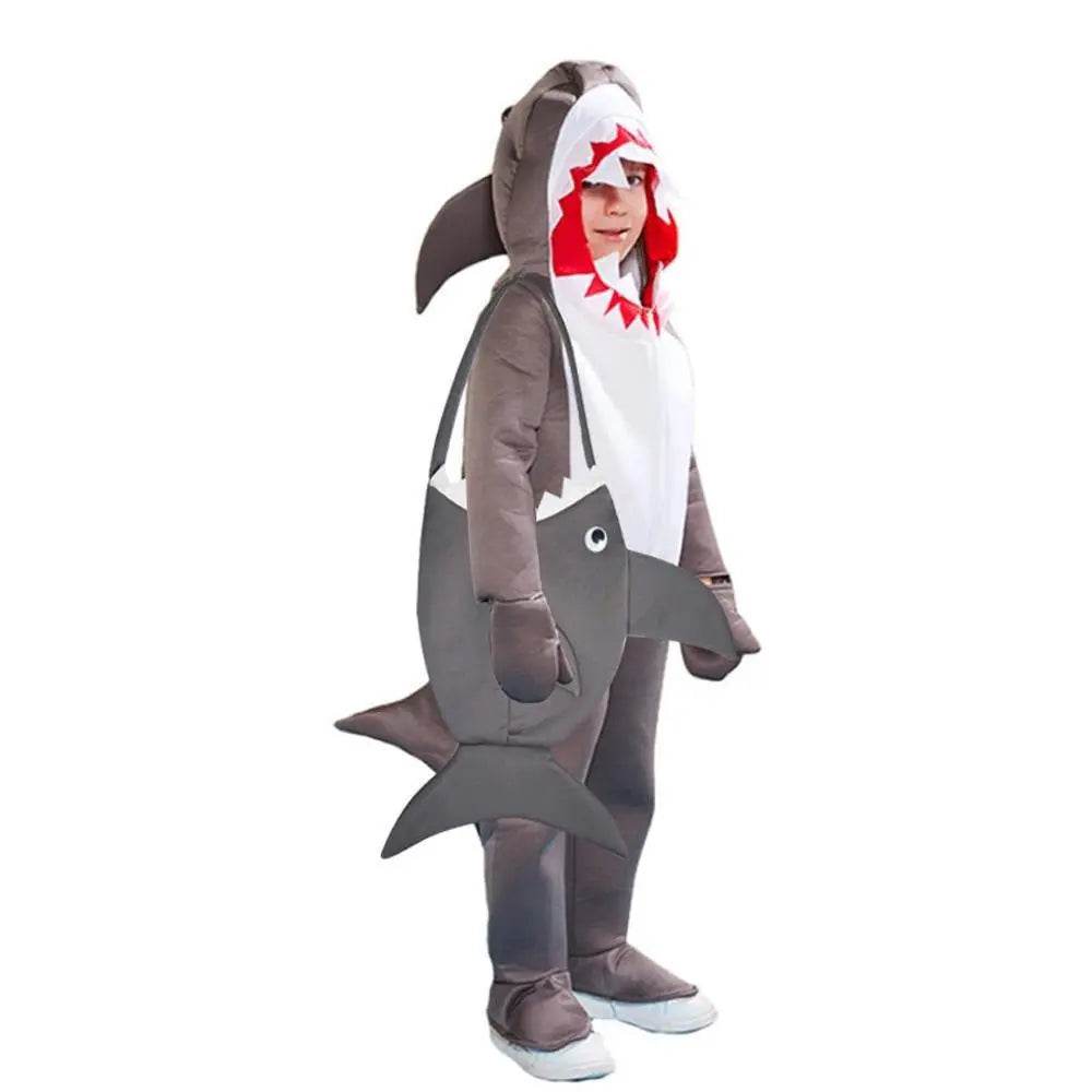 Sea Life Shark Child Jumpsuit Costume Party kids Cosplay Halloween - zzcosplay