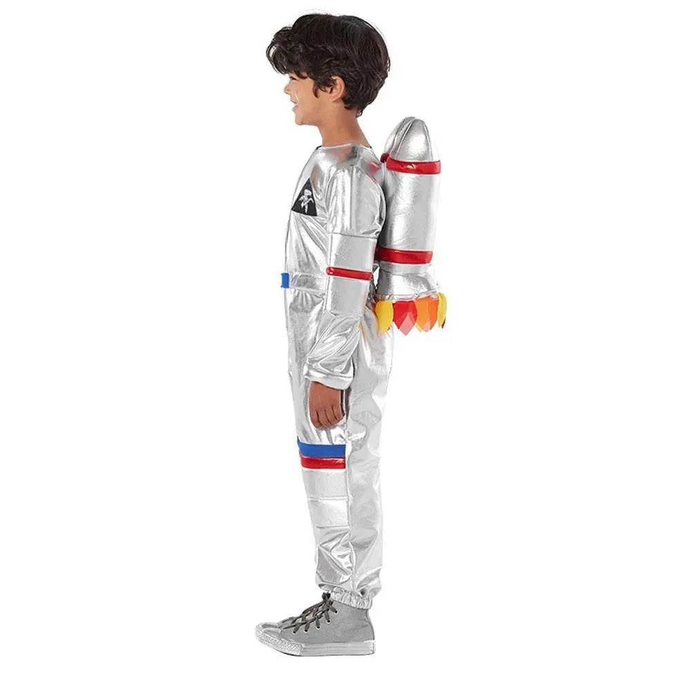 Silver Space Suit Costume Astronaut Pilot Cosplay and Performance Outfit - zzcosplay