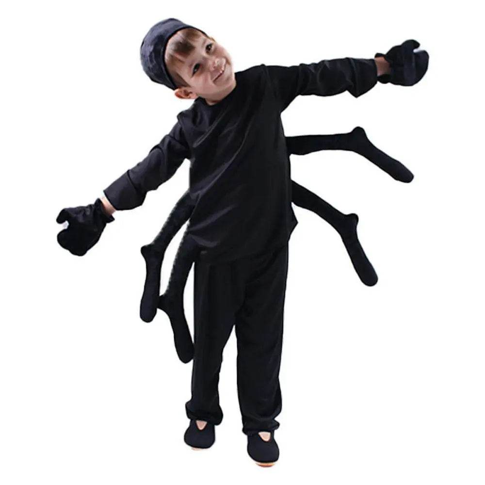 Spider Cosplay Costume Halloween Animal Dress Up Role Play Party Clothing for Kids - zzcosplay