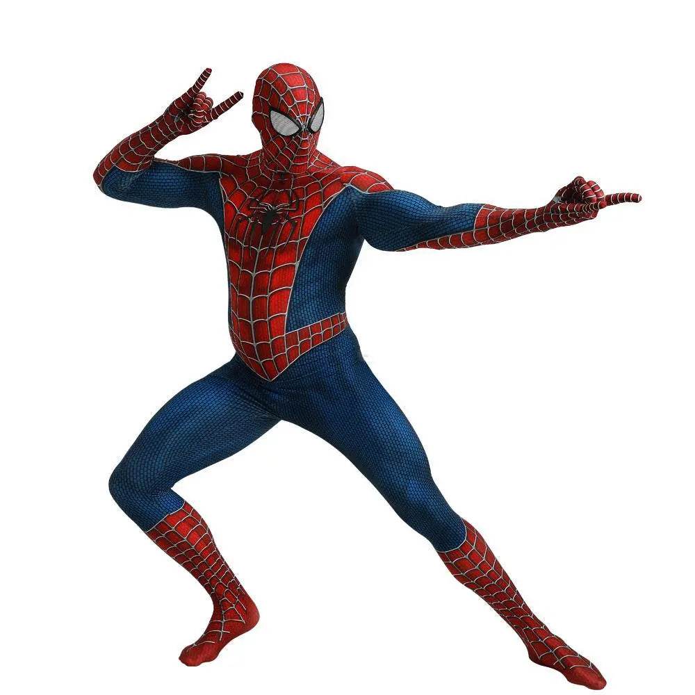 Spider-Man Tony Halloween Cosplay Costume Zentai Jumpsuit - zzcosplay