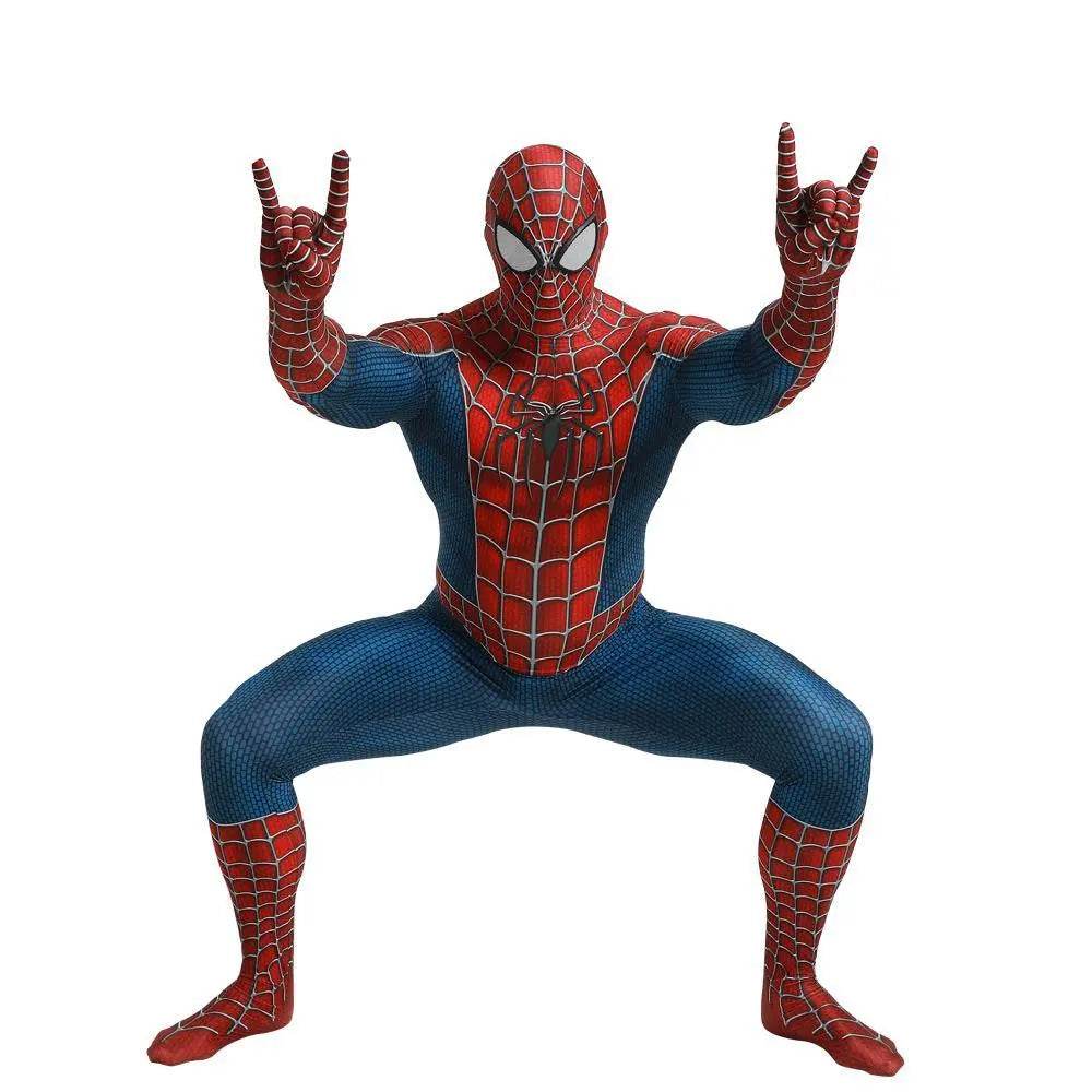 Spider-Man Tony Halloween Cosplay Costume Zentai Jumpsuit - zzcosplay