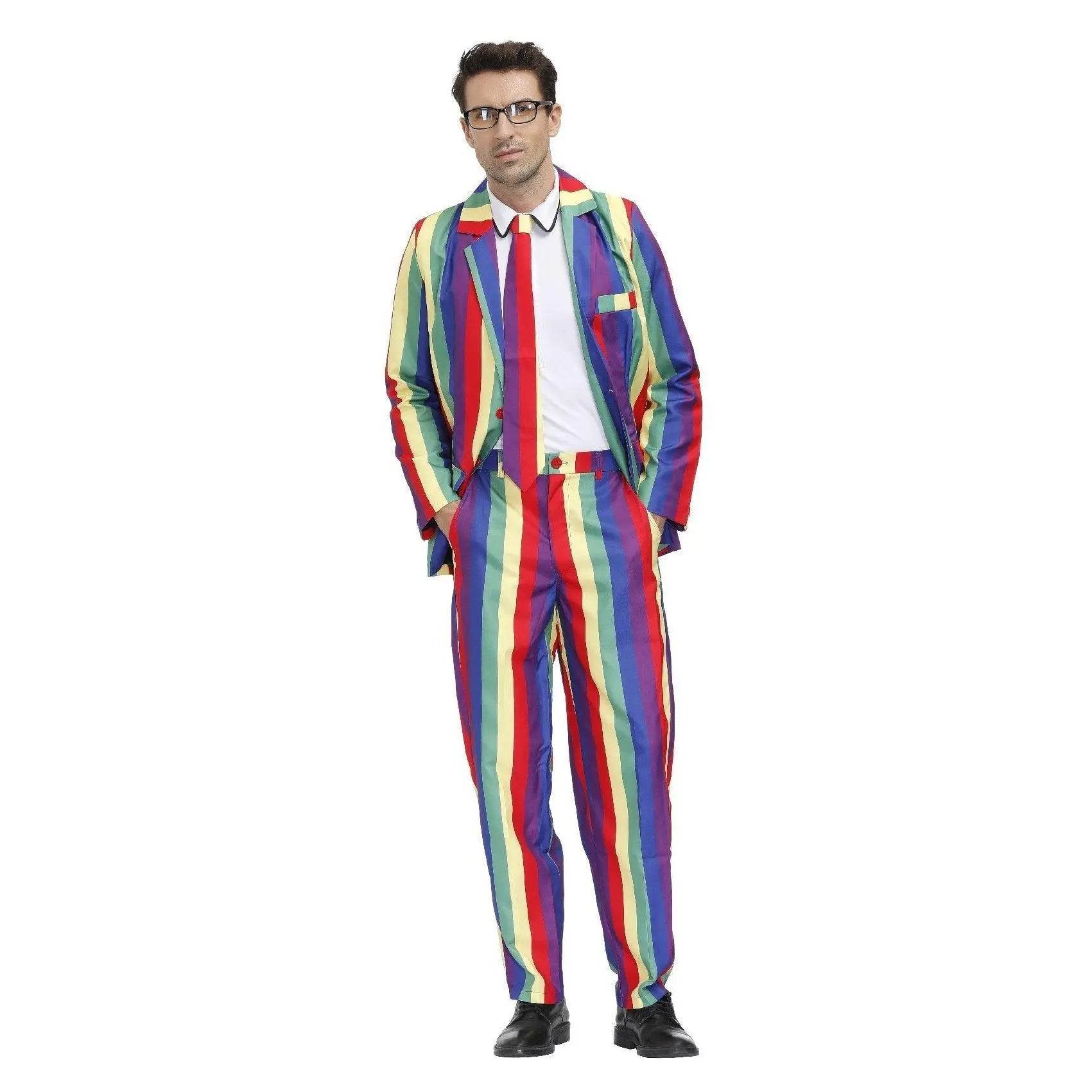 Stag Do Party Fancy Dress Host Printed Suit For Men - zzcosplay
