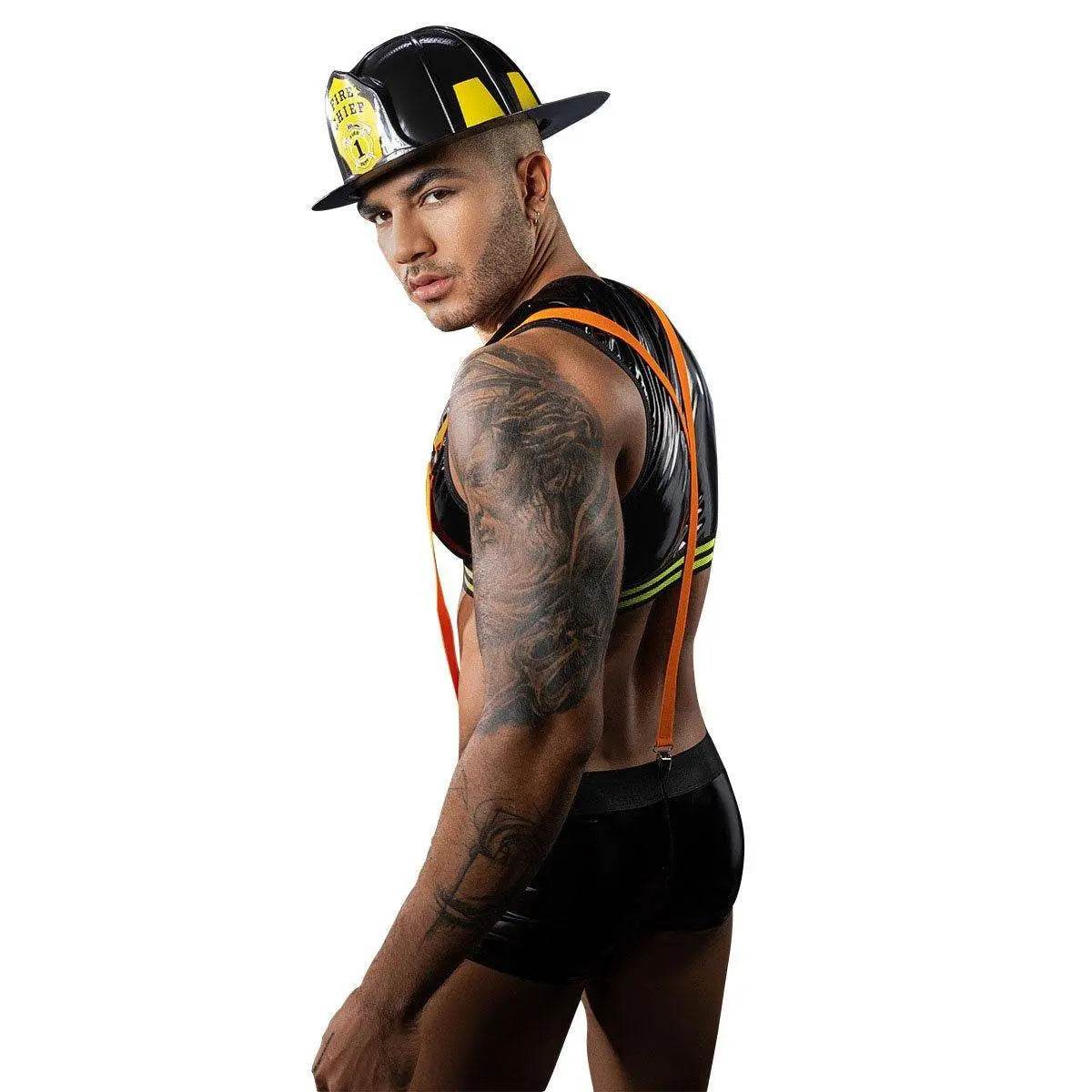 Stag Do Party Firemen Fancy Dress Costume Outfit Night Club Bar For Men - zzcosplay