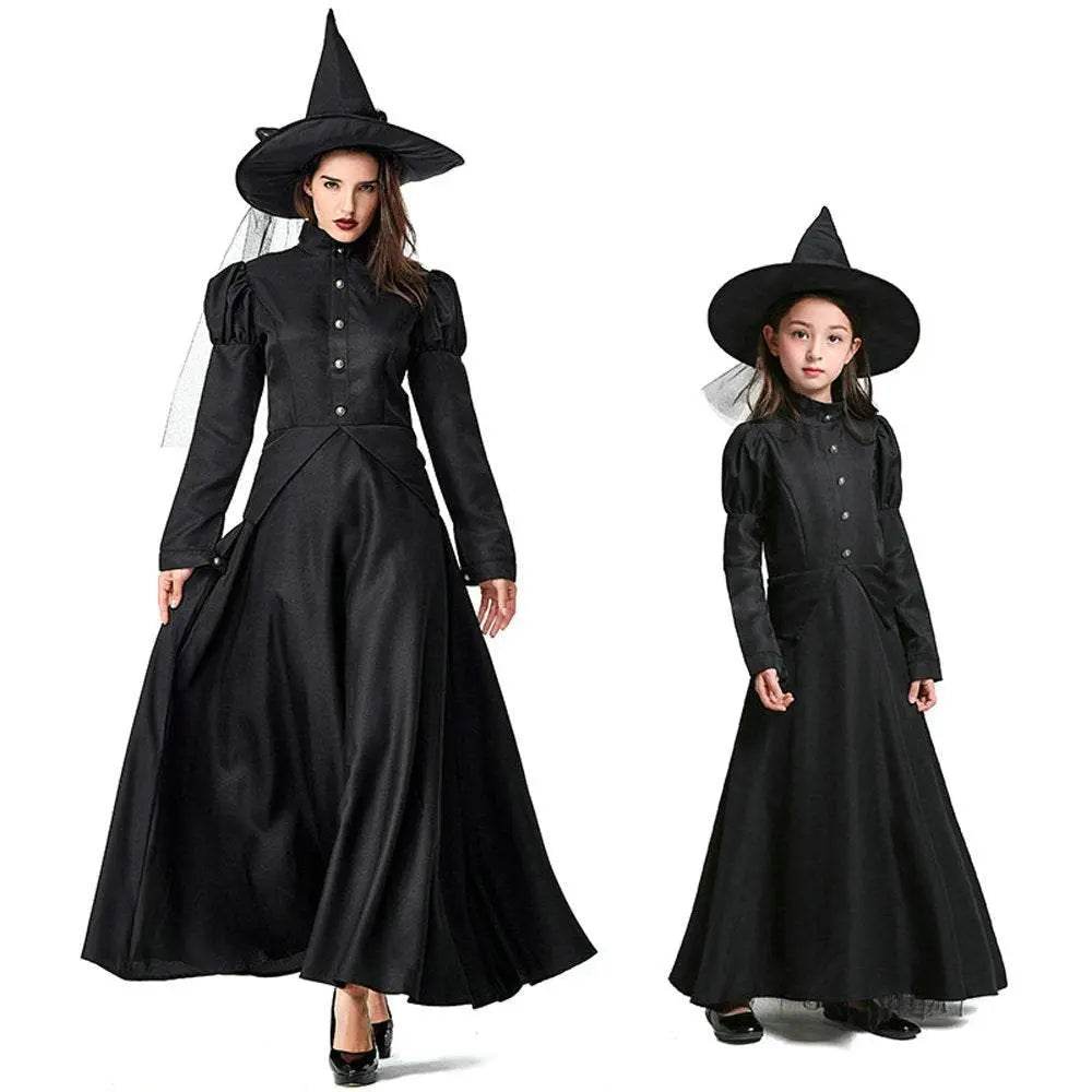 The Wizard of Oz Halloween Party Witch Family Matching Cosplay Costume - zzcosplay