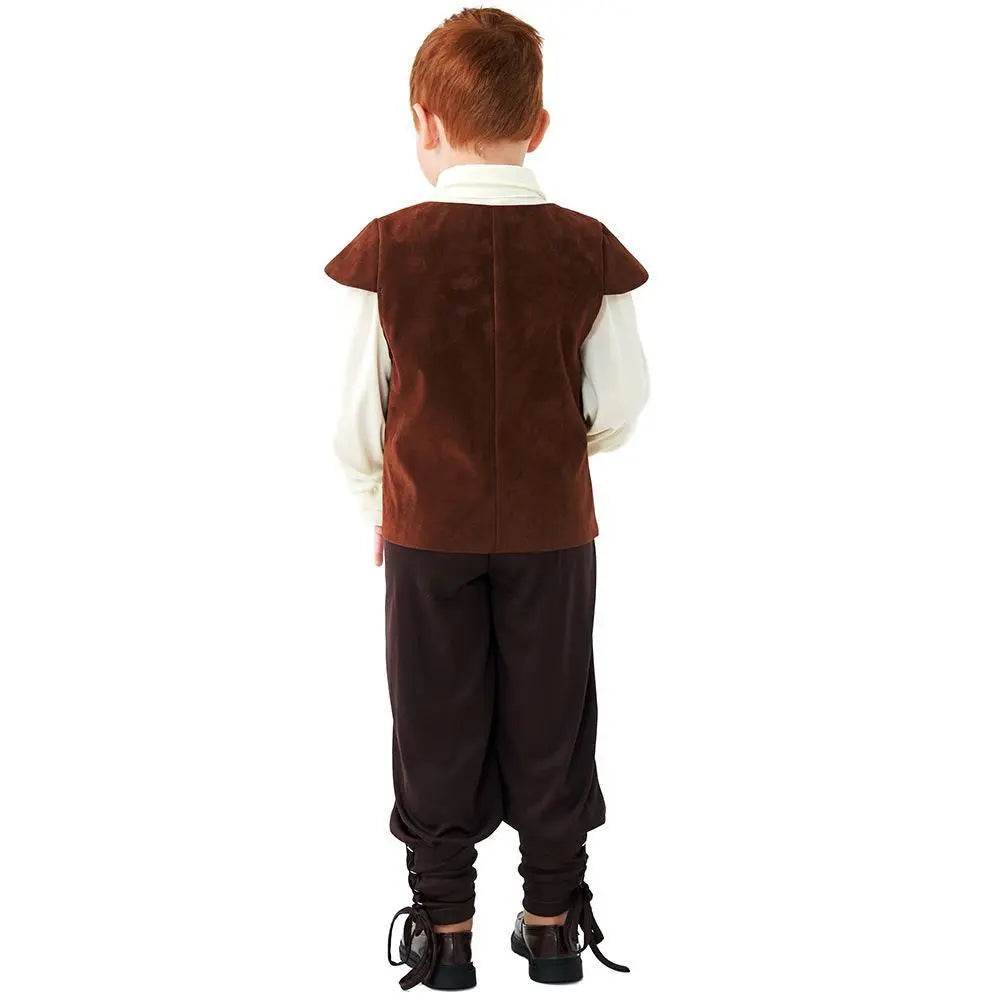 Vampire renaissance victorian pirate costume knight Children Halloween carnival for kids - zzcosplay