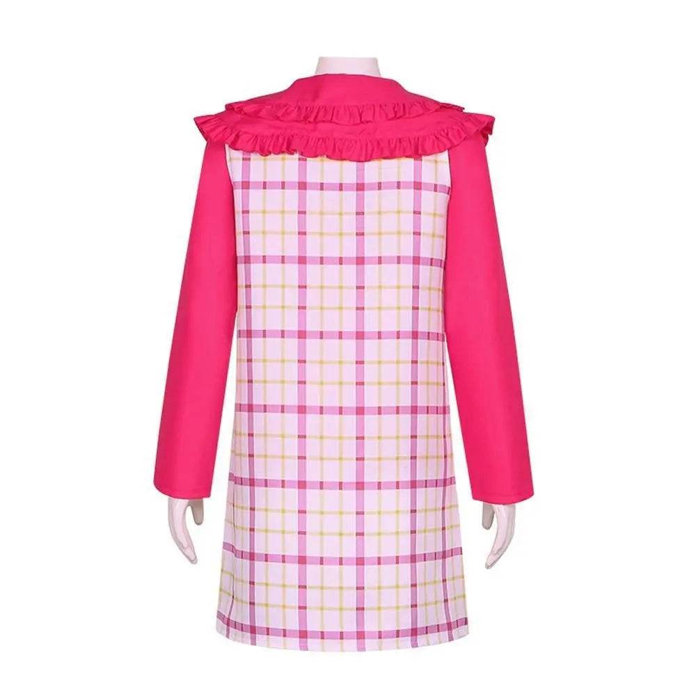 Wednesday Cosplay Costume Enid Sinclair Pink Dress Halloween Outfit for Women - zzcosplay