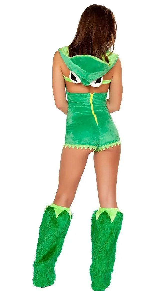 Women Halloween Frog Costume Cosplay Fancy Dress Animal Uniform - zzcosplay