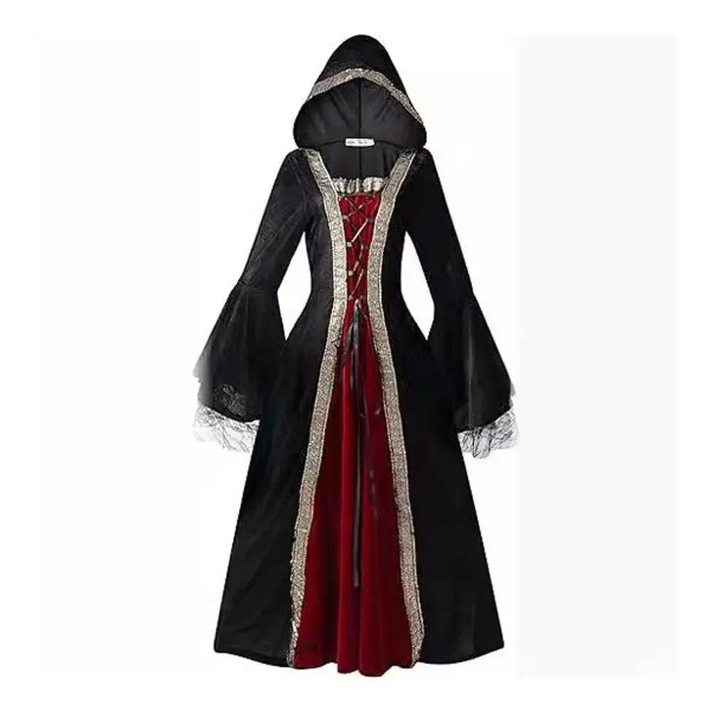 Womens Medieval Renaissance Costume Plus Size Medieval Role Play Dress - zzcosplay