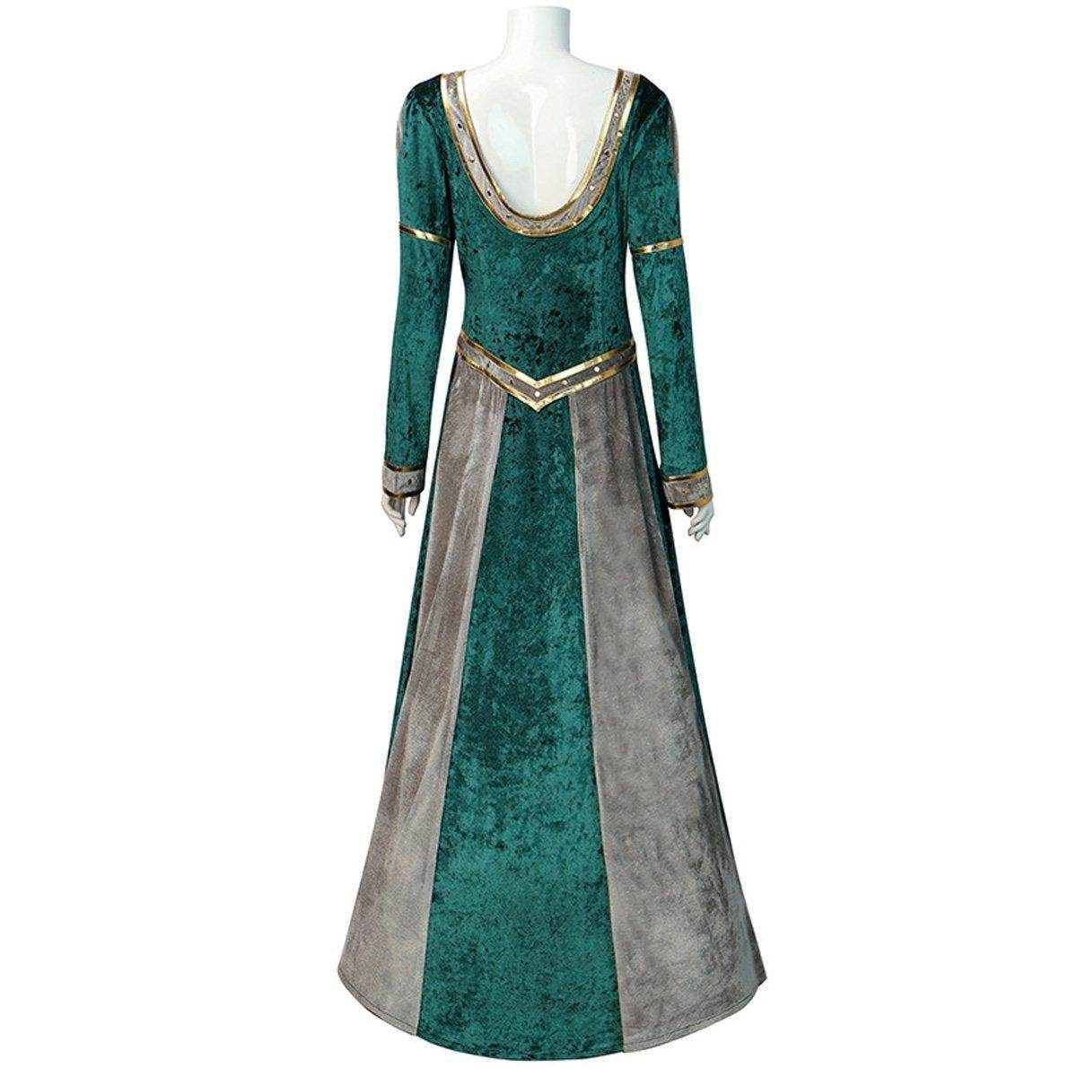 Anime Movie Shrek Princess Fiona Dress Halloween Carnival Suit Cosplay Costume For Adults - zzcosplay