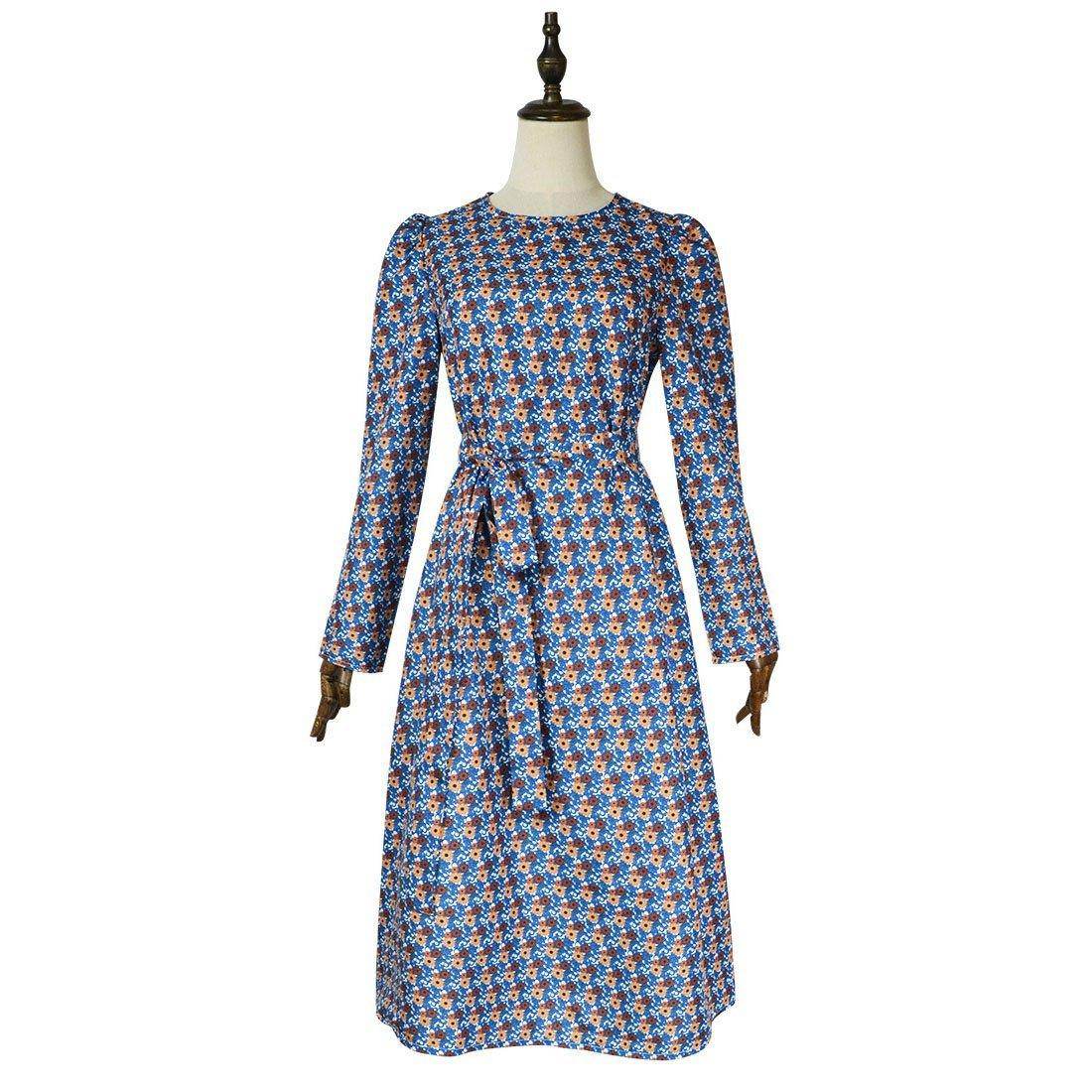 Astrid Deetz Costume Ball Dress Beetlejuice Skirt Striped Dress For Women Halloween - zzcosplay