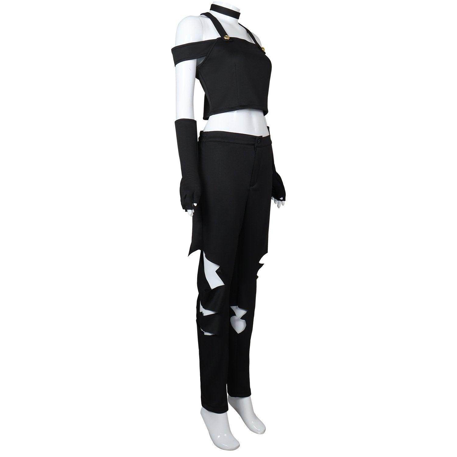 Black White Hazbin Hotel Adult Cosplay Costume Outfits Halloween Carnival Suit - zzcosplay