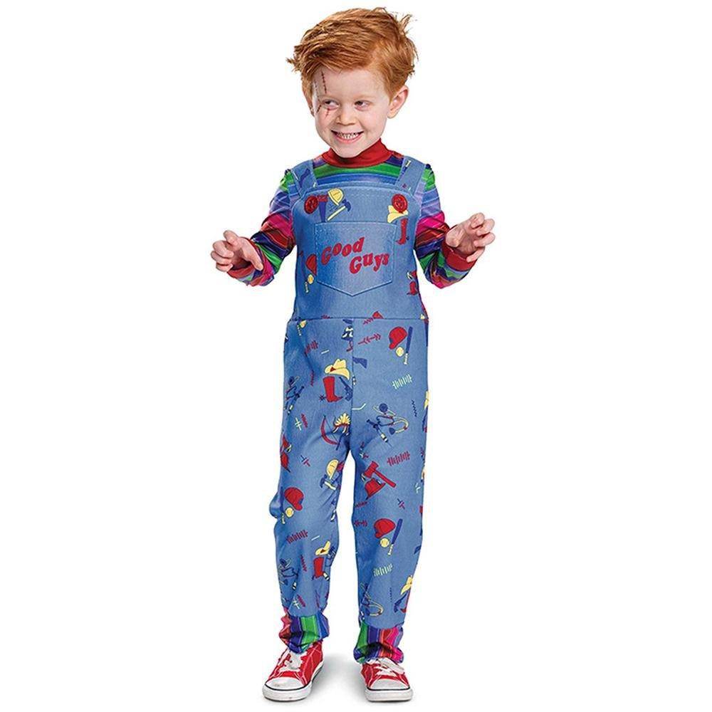 child's kids Chucky Costume Boy Jumpsuit Girls Dress stage Halloween - zzcosplay