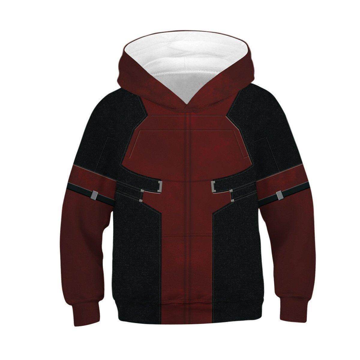 Deadpool and Wolverine Children 3D cartoon Sweater Jumpsuit cosplay - zzcosplay