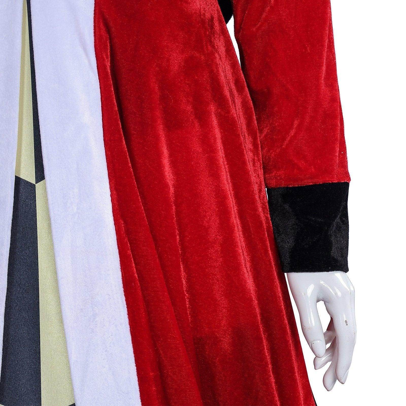Deluxe Queen of Hearts Costume Dress Alice in Wonderland for Women - zzcosplay