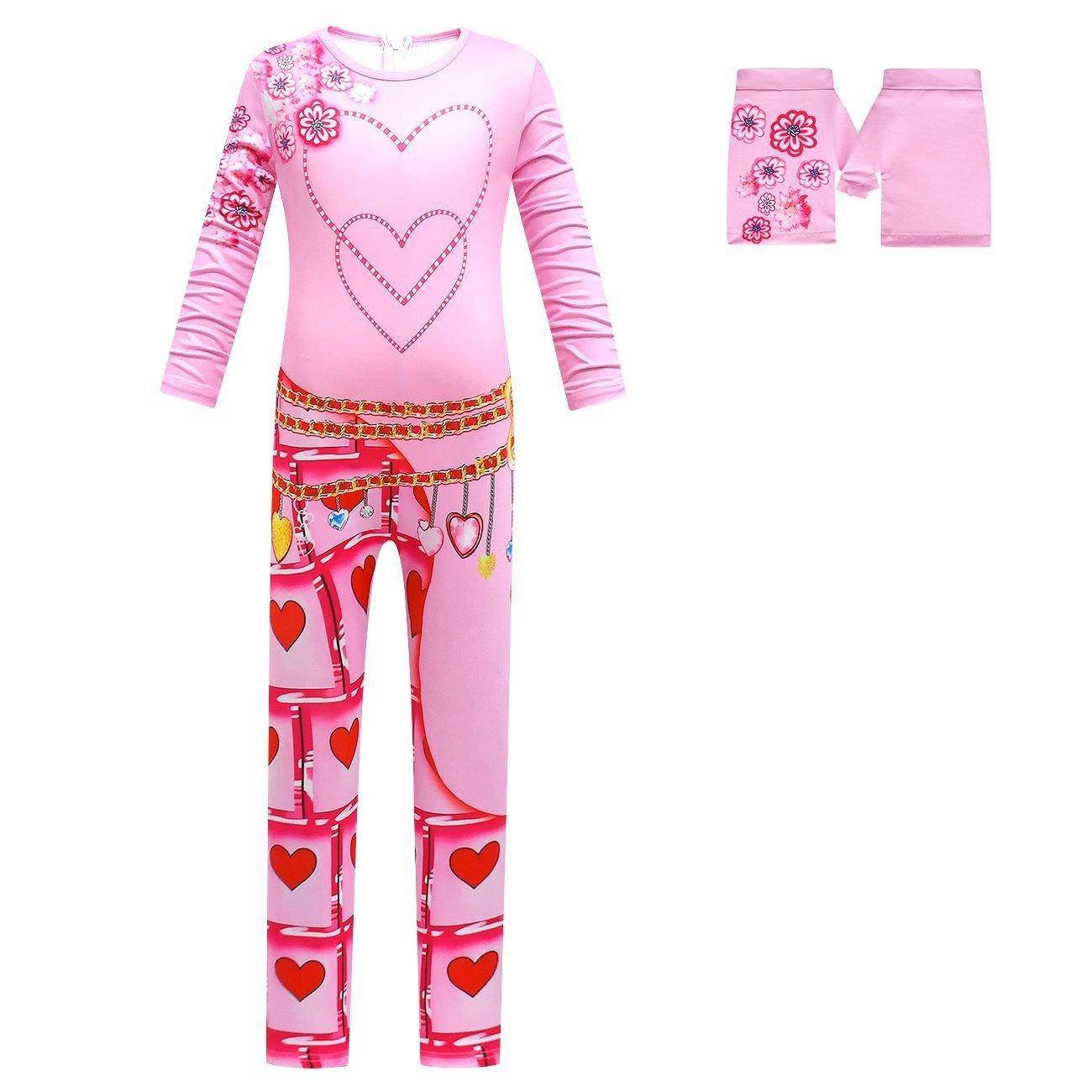 Descendants 3 Queen of Hearts Kigurumi Cosplay Costume Jumpsuit for Halloween - zzcosplay