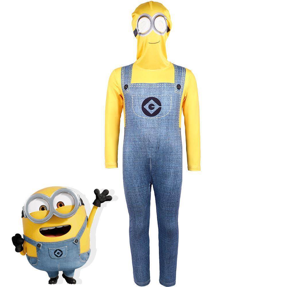Despicable Me Minion Costume Cosplay Halloween Masquerade Party Halloween Full Set - zzcosplay
