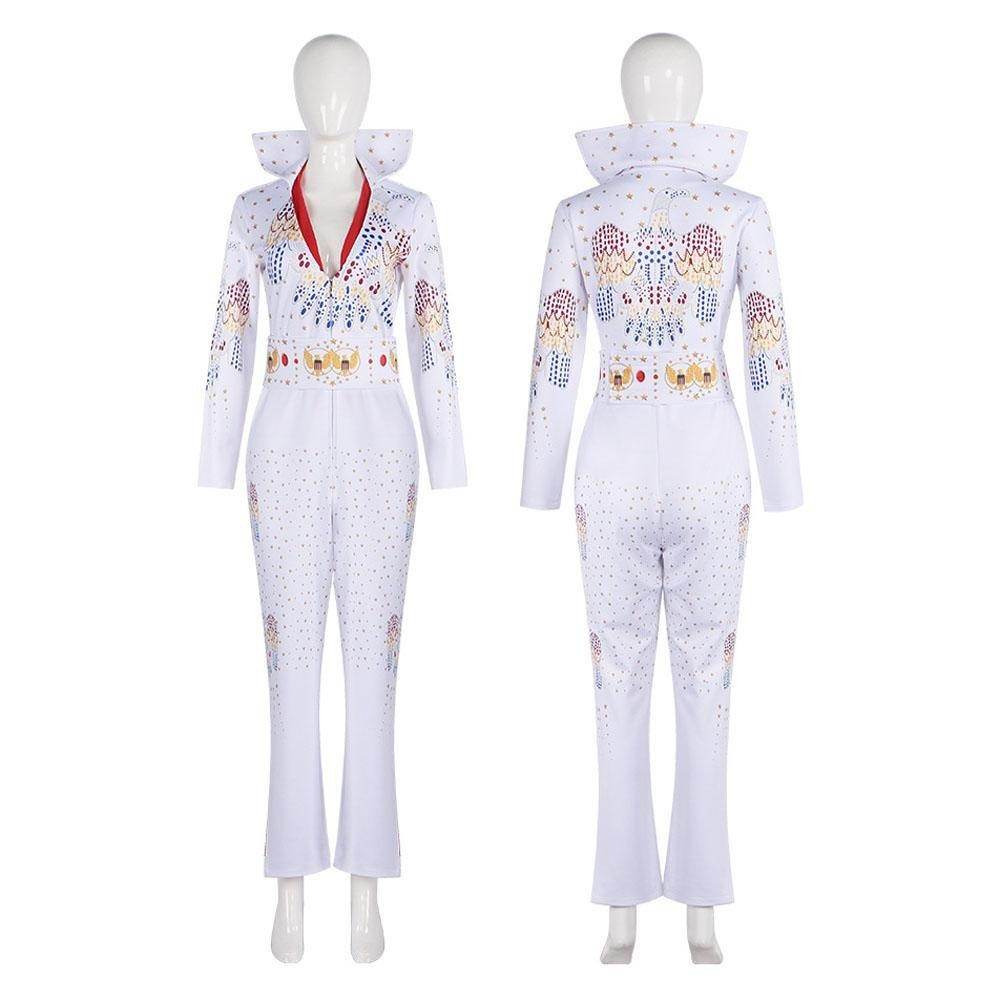 Elvis Presley Rock Singer Cosplay Costume for Halloween and Stage Performances Adult and Children - zzcosplay