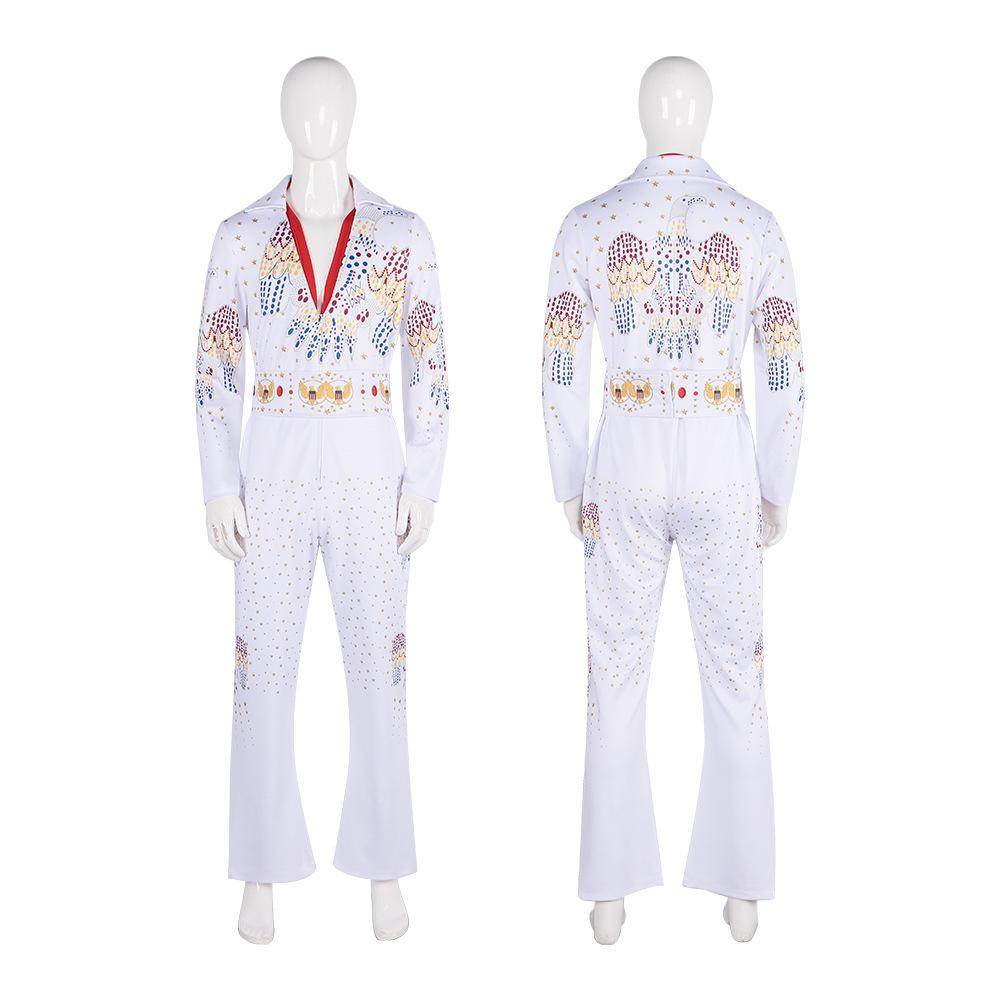 Elvis Presley Rock Singer Cosplay Costume for Halloween and Stage Performances Adult and Children - zzcosplay
