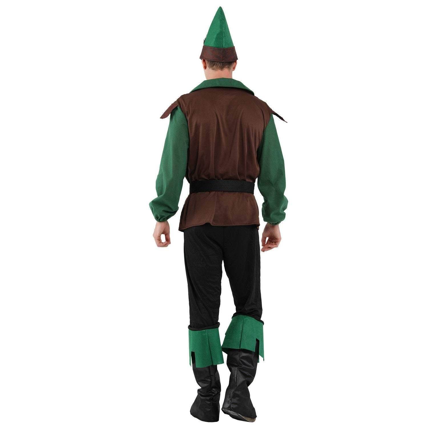 Forest Prince Costumes for Men Halloween Adult Hunter Cosplay Set Green Outfit - zzcosplay