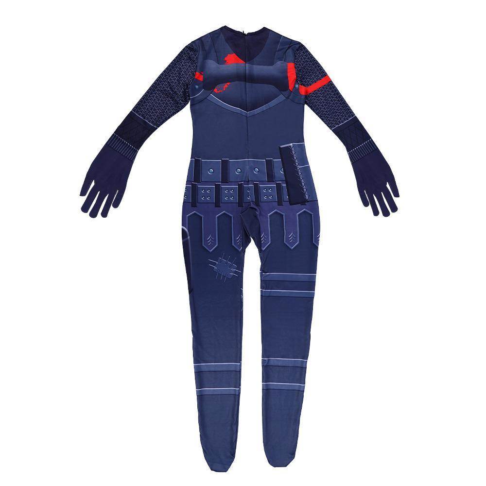 Game Fortnite Black Knight Kids Jumpsuit Outfit Carnival Suit Cosplay Costume - zzcosplay