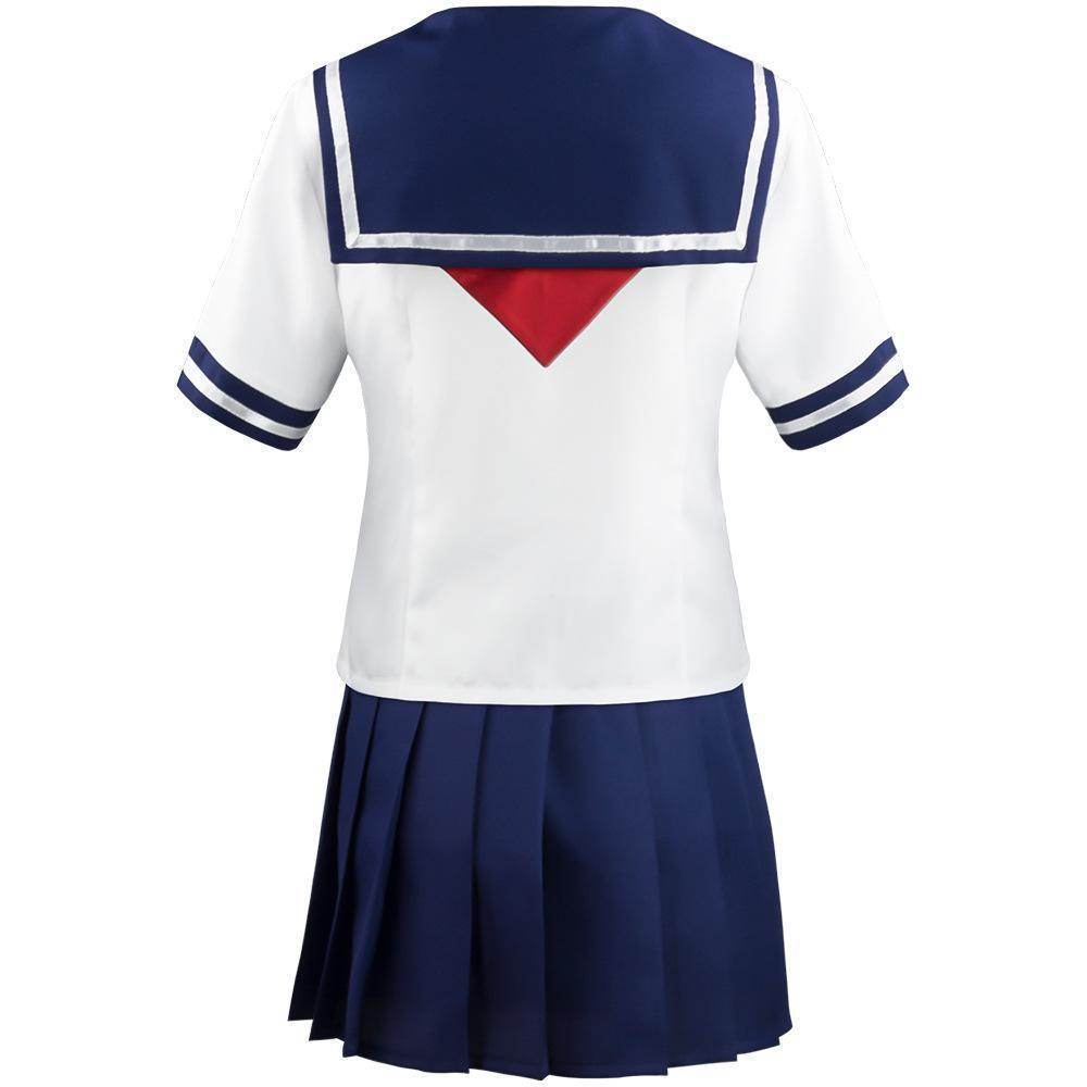 Game Yandere Simulator Cosplay Costume Uniform JK School Uniform Outfit Sailor Suit T-shirt Skirt for Women - zzcosplay