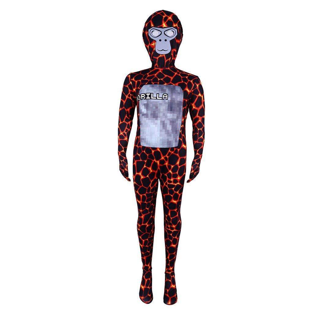 Games Crazy Lava Kaiju Gorilla Tap Cosplay Costumes for Kids - zzcosplay