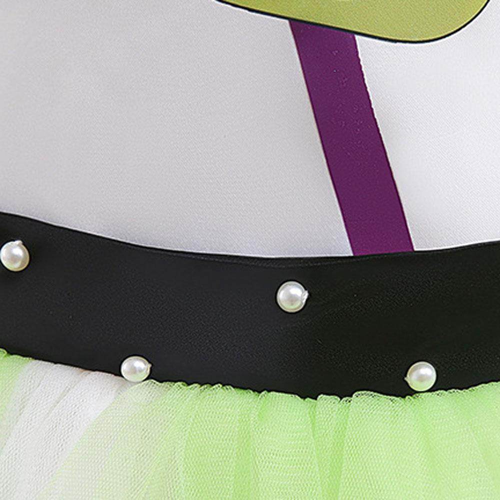 Girls' Buzz Lightyear Princess Dress Beaded Patchwork Party Gown - zzcosplay