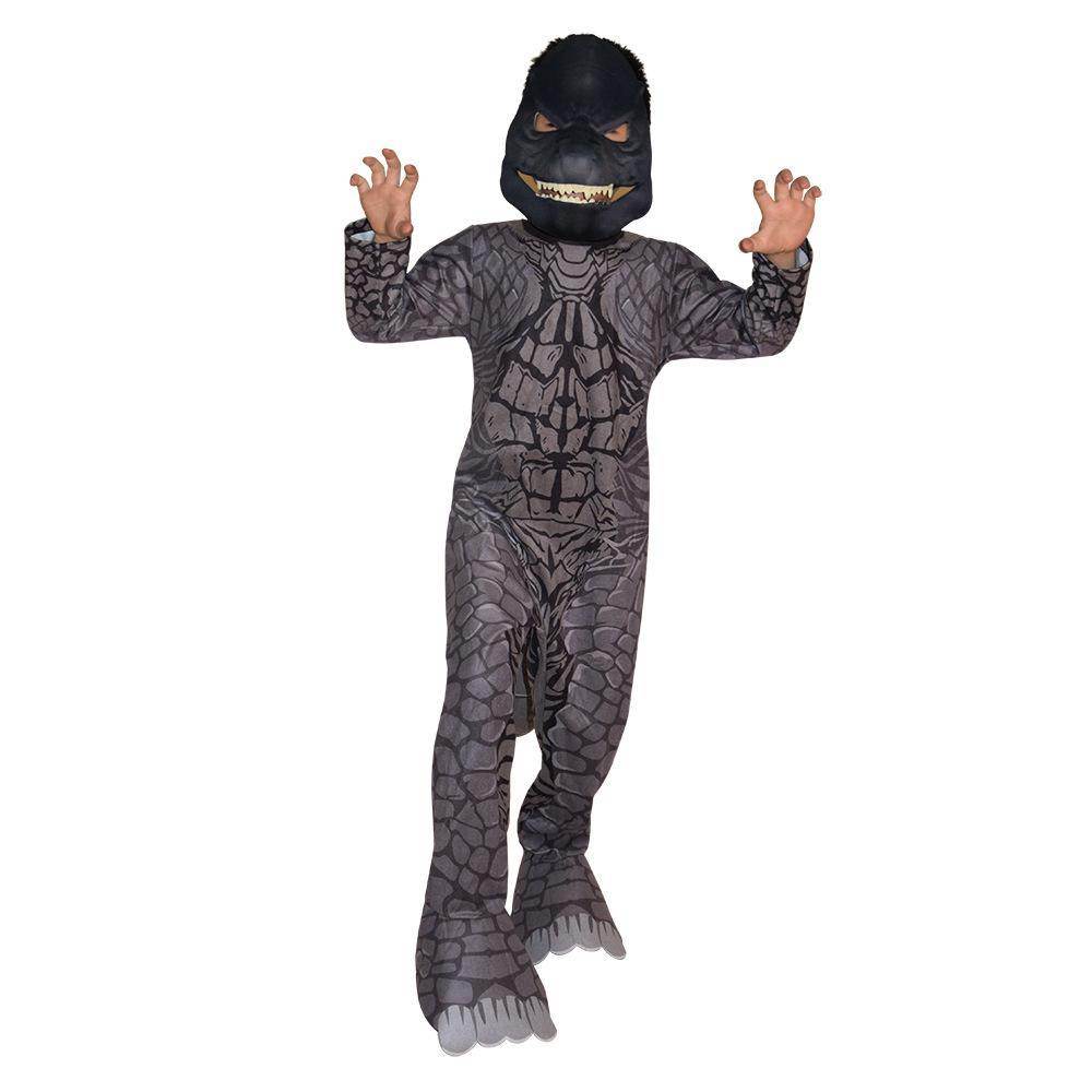 Godzilla Jumpsuit Mask Stage Performance Cosplay Costumes Printing Kids - zzcosplay