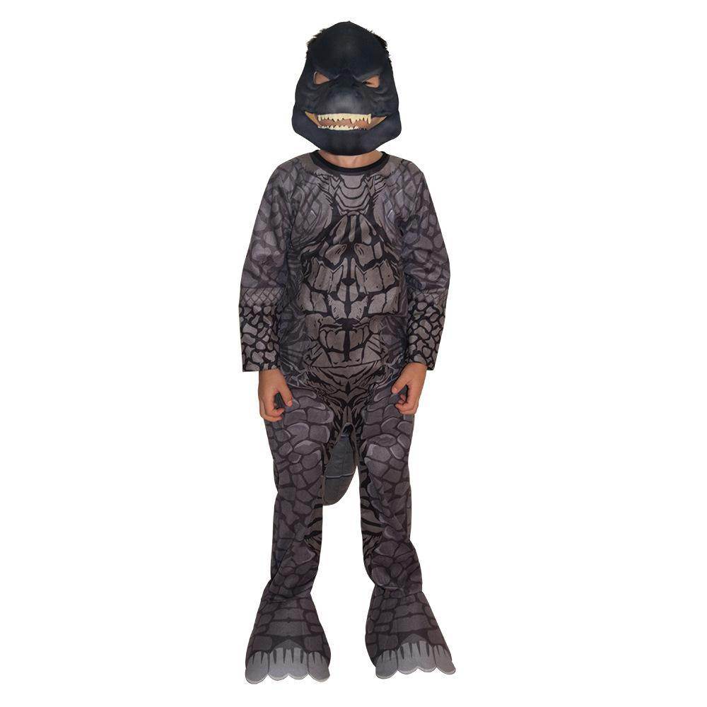 Godzilla Jumpsuit Mask Stage Performance Cosplay Costumes Printing Kids - zzcosplay