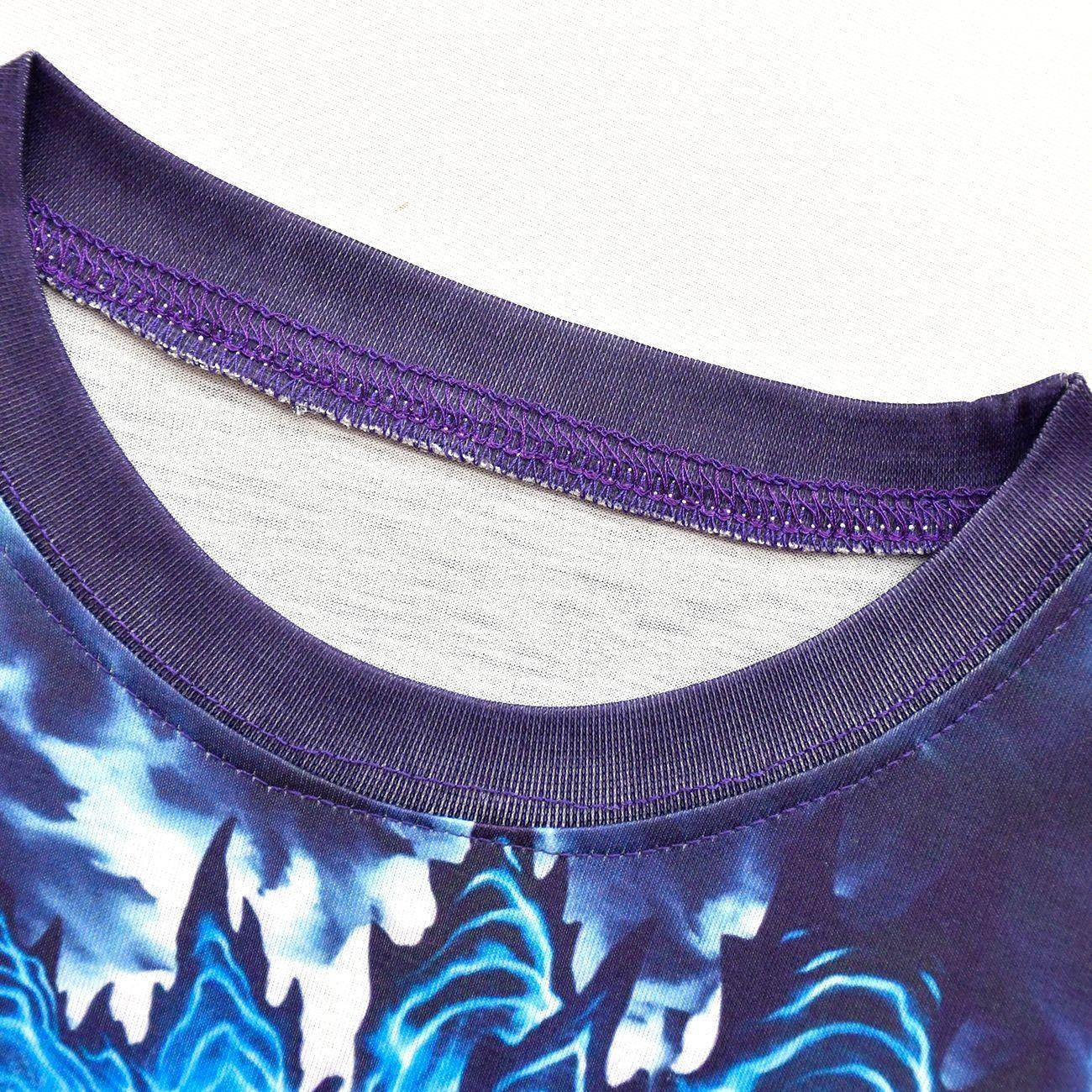 Godzilla Vs Kong Printed Two-piece Boy Long-sleeved Trousers Pajamas - zzcosplay