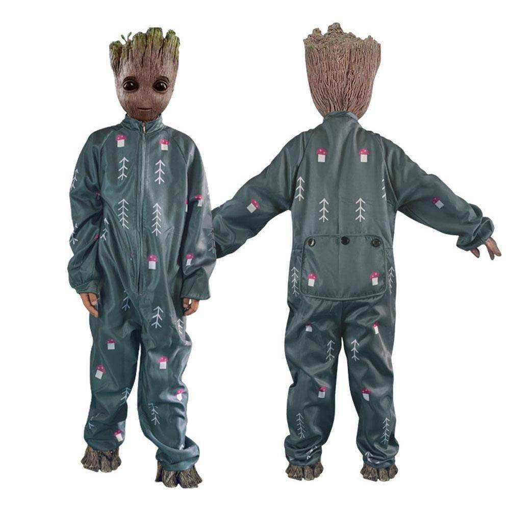 Guardians of the Galaxy Ente Groot Costume jumpsuit Halloween Cosplay Outfits Party Carnival Suit - zzcosplay