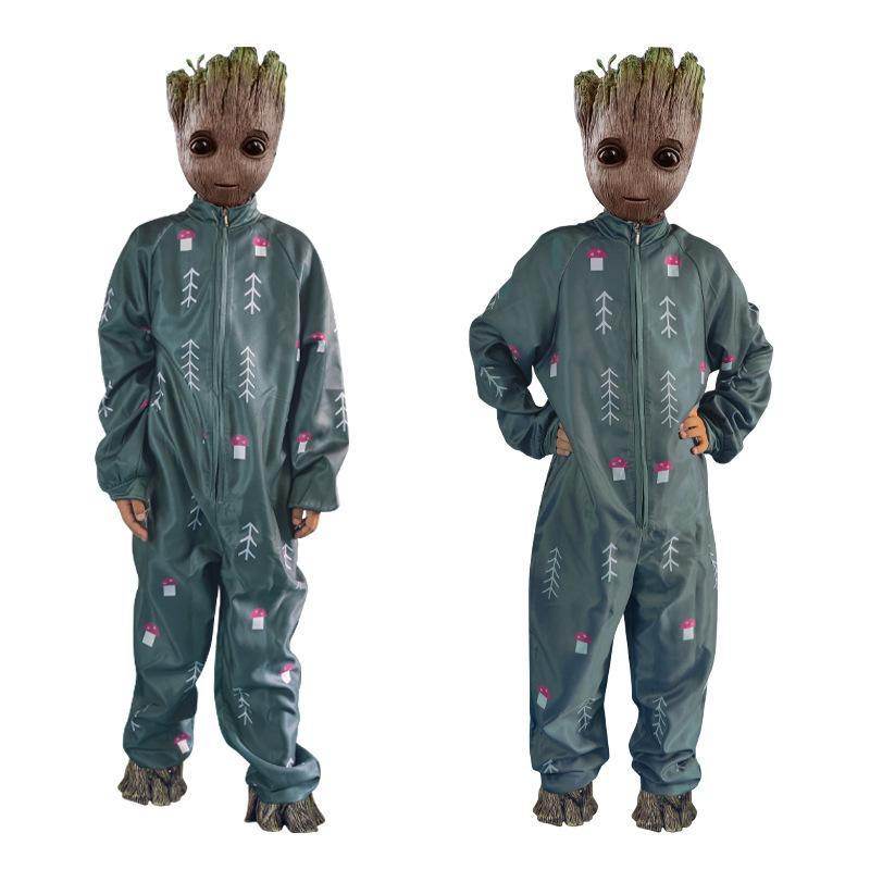Guardians of the Galaxy Ente Groot Costume jumpsuit Halloween Cosplay Outfits Party Carnival Suit - zzcosplay