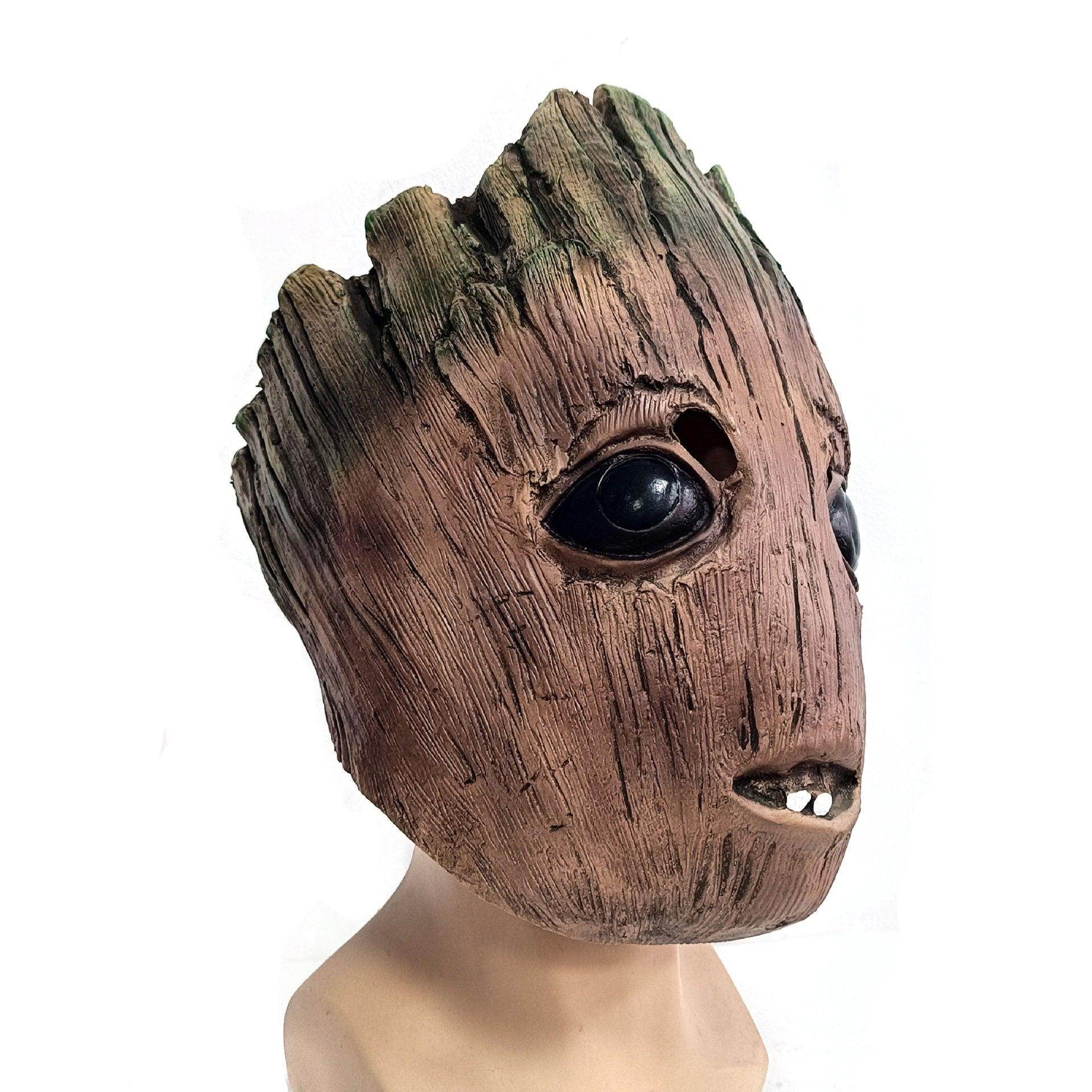 Guardians of the Galaxy Groot Mask latex Halloween - zzcosplay