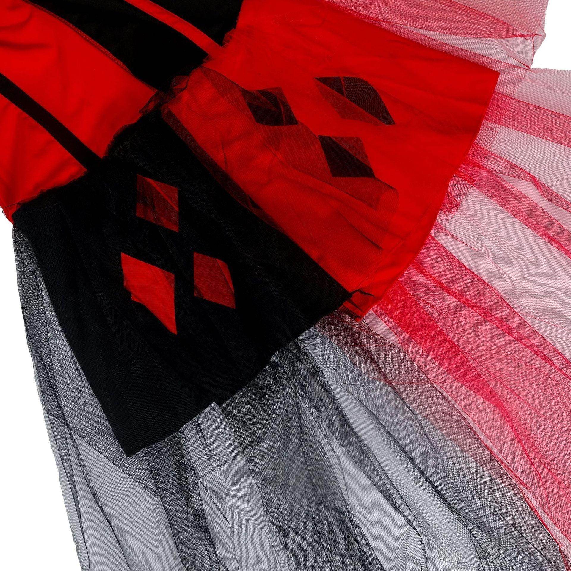 Harley quinn costume Women Dress Hallloween Masquerade circus costumes - zzcosplay