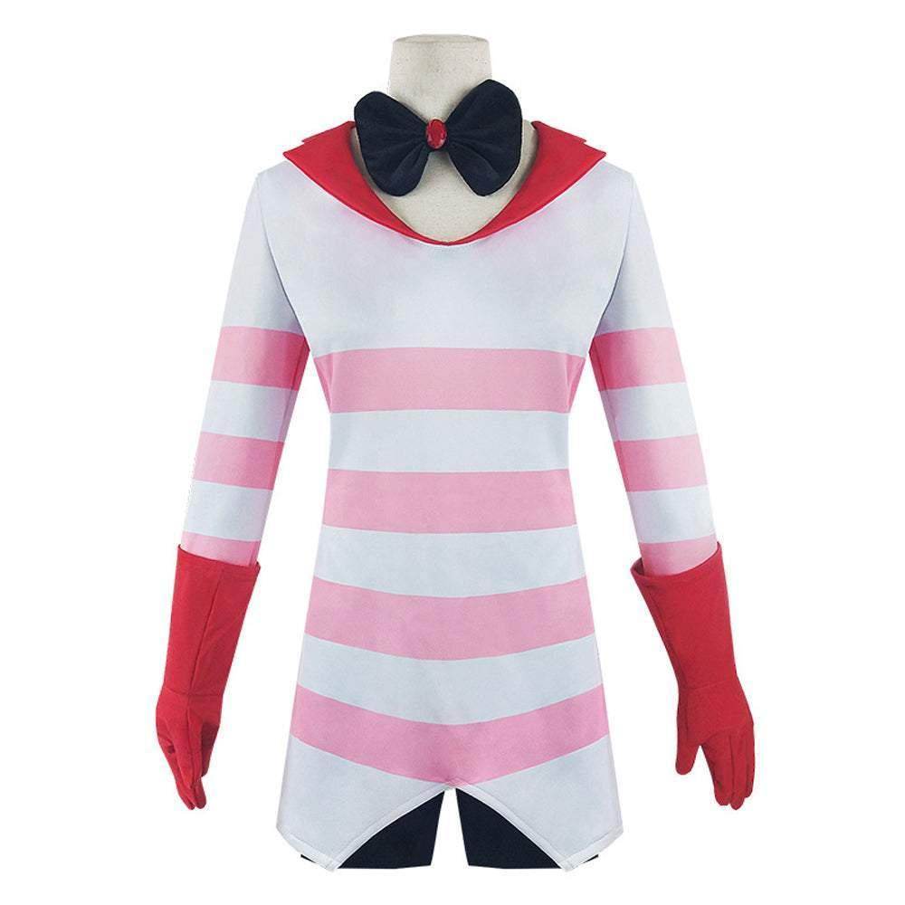 Hazbin Hotel Angel Dust Cosplay Costume Anime Halloween Suit Outfit Sets Dress Up For Women - zzcosplay