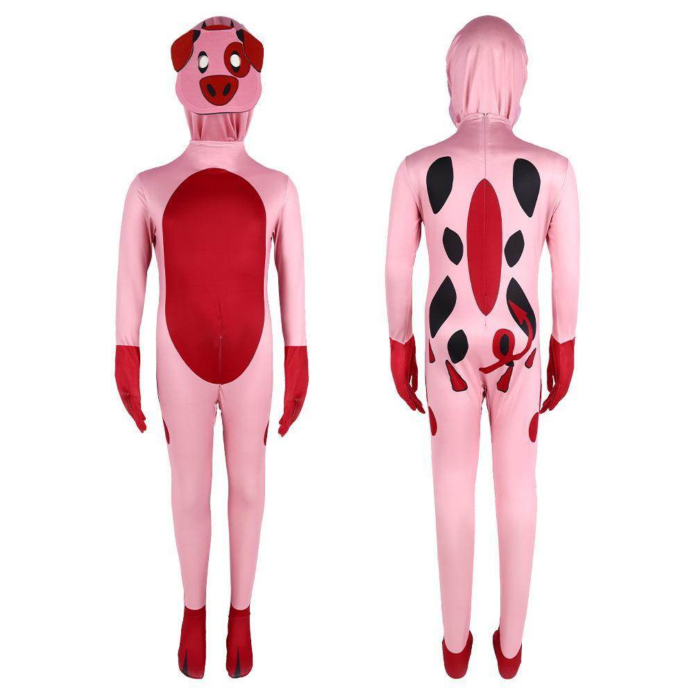 Hazbin Hotel Nugget Jumpsuit Adult Kids Cosplay Costume Outfits Halloween Carnival Suit - zzcosplay
