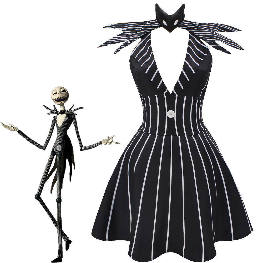 jack skellington costume Dress Nightmare Before Christmas For Women - zzcosplay