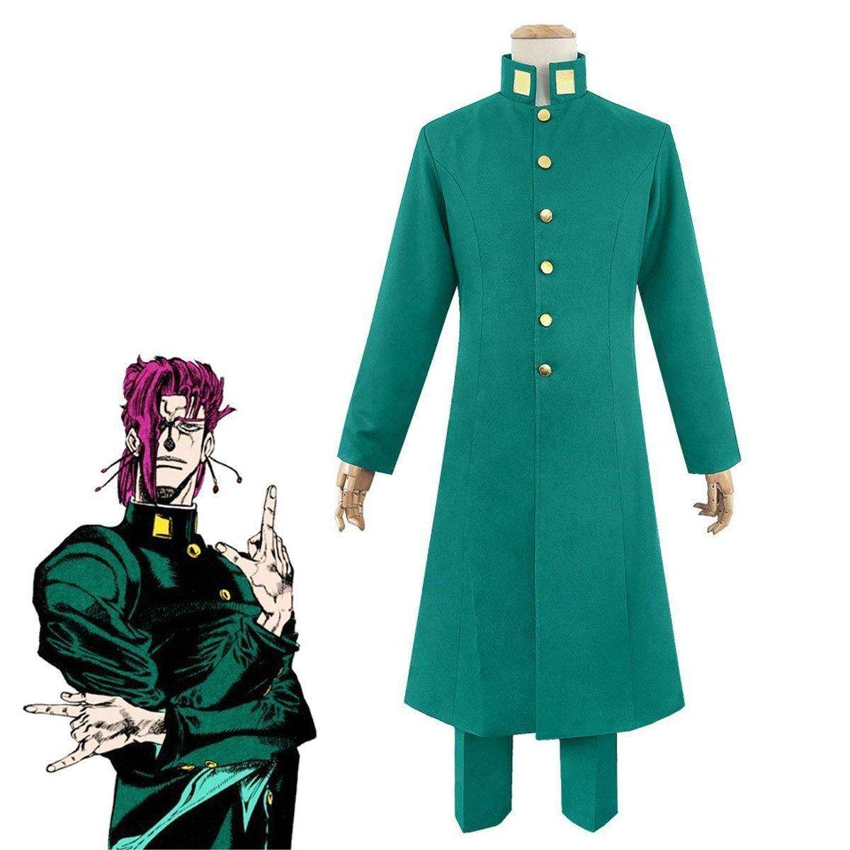 JoJo's Bizarre Adventure Kakyoin Noriaki Battle Suit Cosplay Costume - zzcosplay