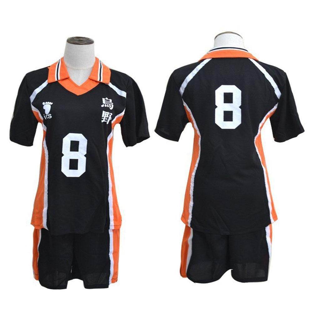 Karasuno Uniforms Anime Haikyu!! Cosplay Costumes Carnival Party Full Set - zzcosplay