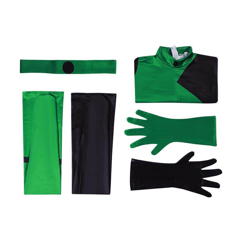 Kim Possible shego Costume Bodysuit Jumpsuit Swimsuit - zzcosplay