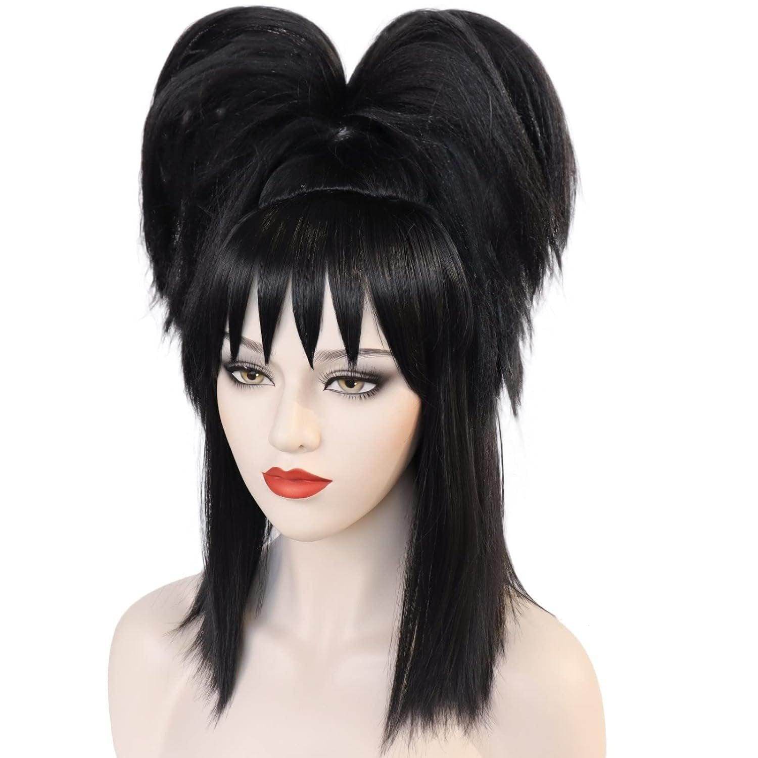 Lydia Deetz Beetlejuice Costume Wig Halloween - zzcosplay