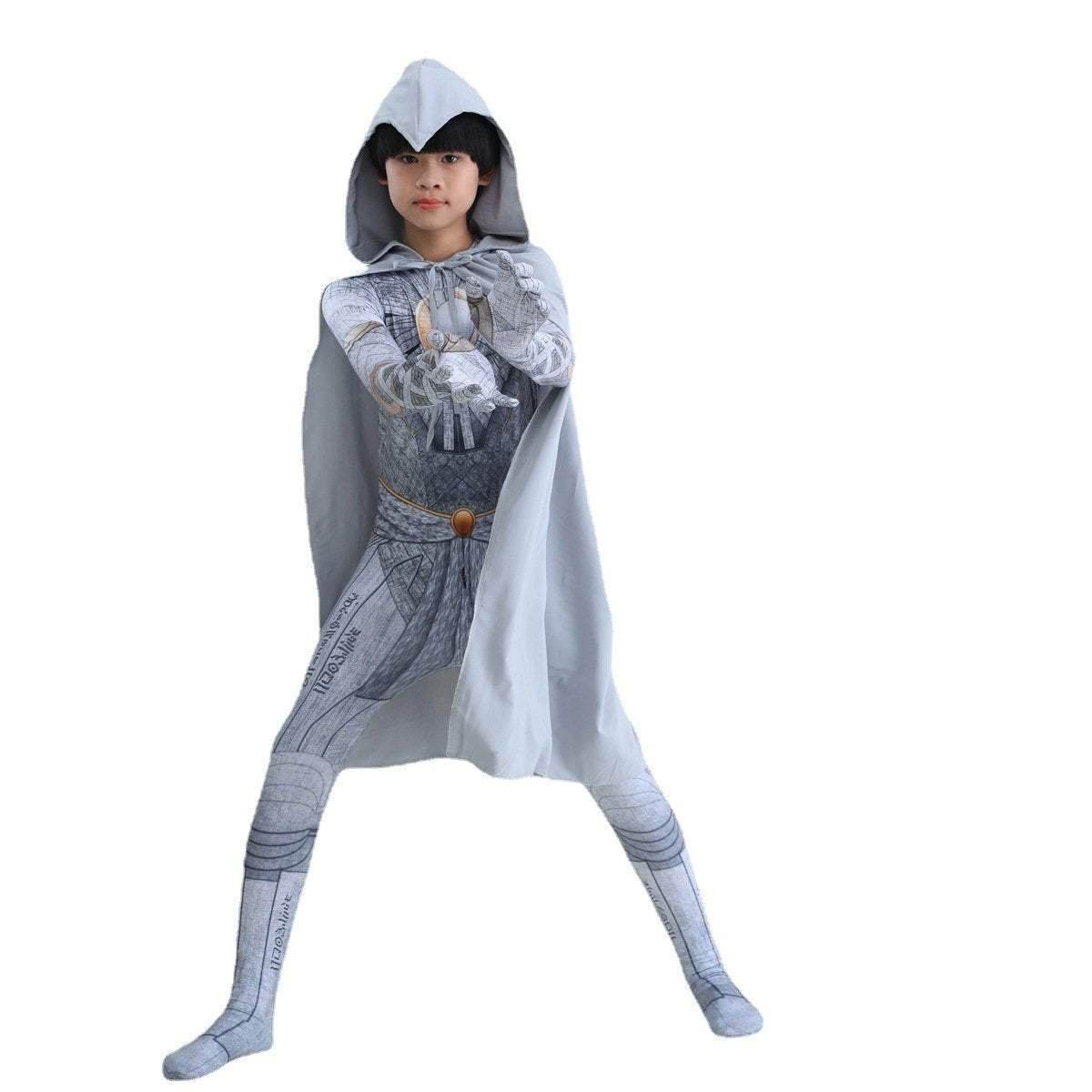 Moon Knight Drax Cosplay Costume Halloween Jumpsuit Outfit Suit Dress Up For Kids - zzcosplay