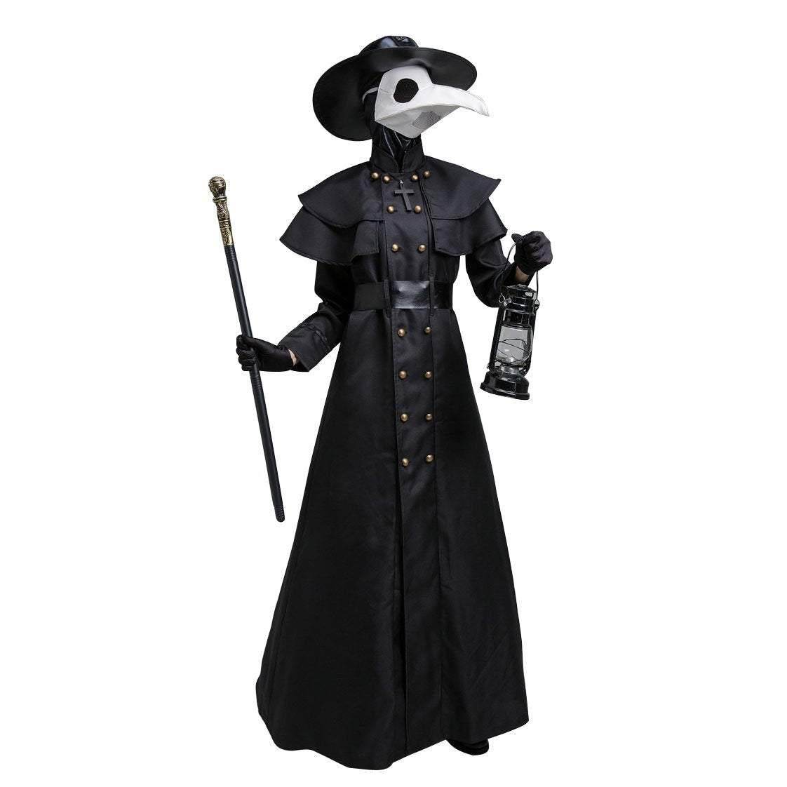 New costume plague doctor birdman long-mouth Halloween cosplay costume - zzcosplay