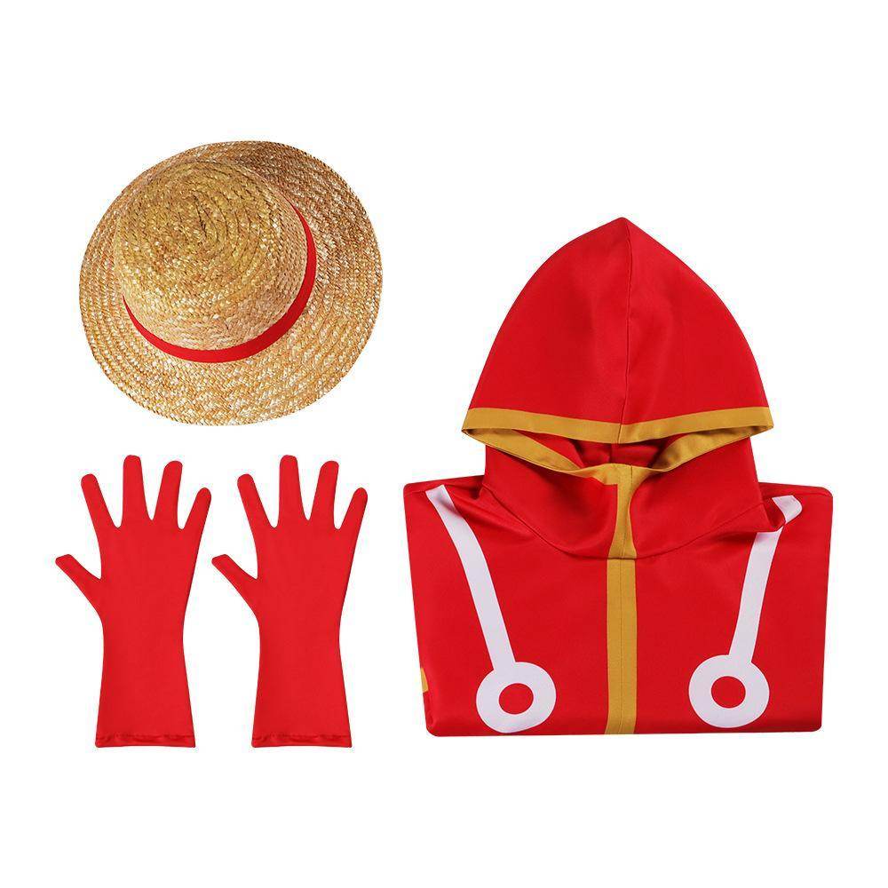 One Piece Luffy Cosplay Costume Outfits Halloween Carnival Suit - zzcosplay