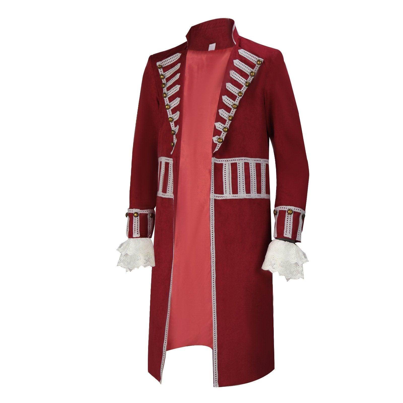 Peter Pan Pirate Captain Cosplay Costume Medieval King Outfit - zzcosplay