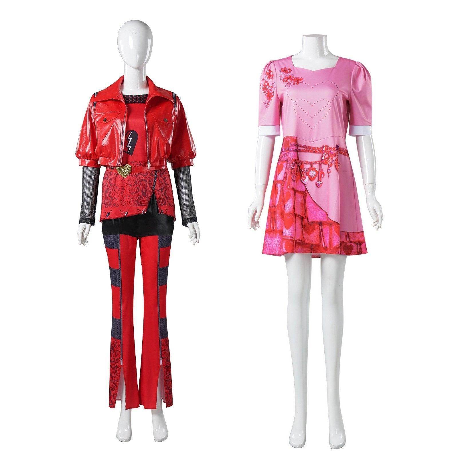 Red from Descendants 4 Queen Of Hearts Costume suit For Adult - zzcosplay