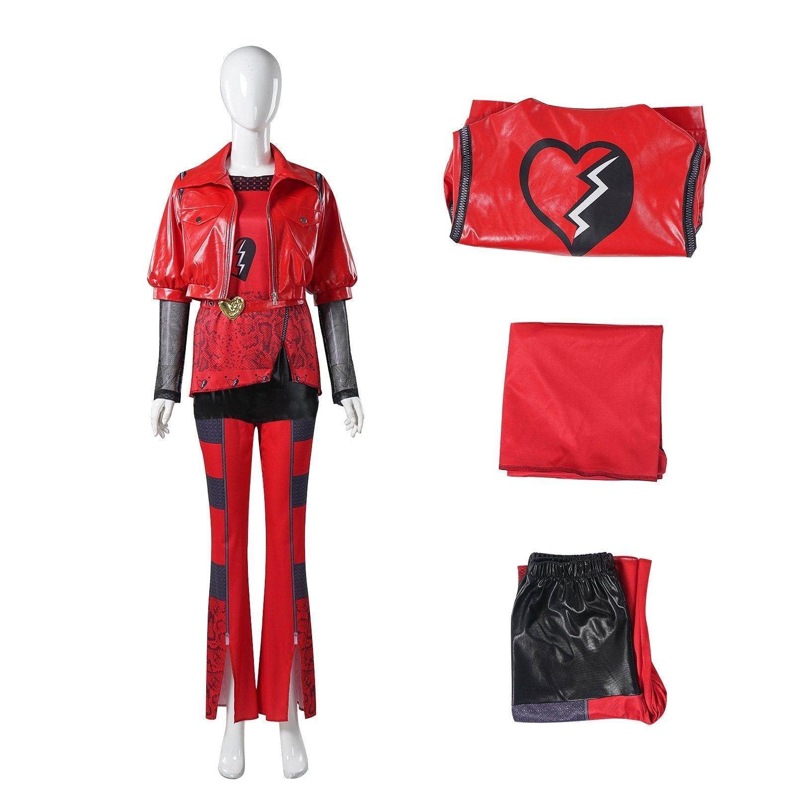 Red from Descendants 4 Queen Of Hearts Costume suit For Adult - zzcosplay
